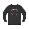 Lemieux 28 Carolina Hockey Number Arch Design Unisex Jersey Long Sleeve Shirt