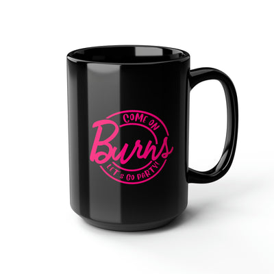 Burns Let's Go Party Barbie Coffee Mug, 15oz