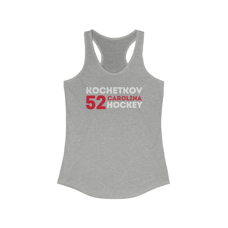 Kochetkov 52 Carolina Hockey Grafitti Wall Design Women's Ideal Racerback Tank Top