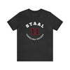 Staal 11 Carolina Hockey Number Arch Design Unisex T-Shirt