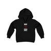 Drury 18 Carolina Hockey Black Vertical Design Youth Hooded Sweatshirt