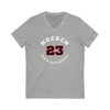 Noesen 23 Carolina Hockey Number Arch Design Unisex V-Neck Tee