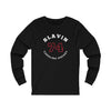 Slavin 74 Carolina Hockey Number Arch Design Unisex Jersey Long Sleeve Shirt