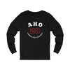 Aho 20 Carolina Hockey Number Arch Design Unisex Jersey Long Sleeve Shirt