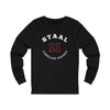 Staal 11 Carolina Hockey Number Arch Design Unisex Jersey Long Sleeve Shirt