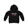 Slavin 74 Carolina Hockey Grafitti Wall Design Youth Hooded Sweatshirt