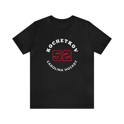 Kochetkov 52 Carolina Hockey Number Arch Design Unisex T-Shirt