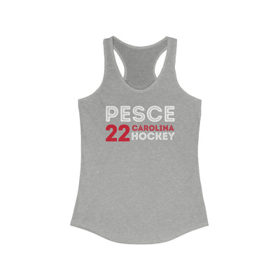 Pesce 22 Carolina Hockey Grafitti Wall Design Women's Ideal Racerback Tank Top