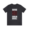 Bunting 58 Carolina Hockey Black Vertical Design Unisex T-Shirt
