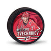 Carolina Hurricanes Hockey Puck - Andrei Svechnikov