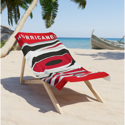 Carolina Hurricanes Spectra Beach Towel, 30x60 Inch