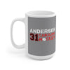 Andersen 31 Carolina Hockey Ceramic Coffee Mug In Gray, 15oz