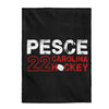 Pesce 22 Carolina Hockey Velveteen Plush Blanket