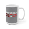 Andersen 31 Carolina Hockey Ceramic Coffee Mug In Gray, 15oz