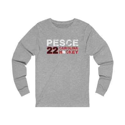 Pesce 22 Carolina Hockey Unisex Jersey Long Sleeve Shirt