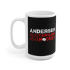 Andersen 31 Carolina Hockey Ceramic Coffee Mug In Black, 15oz