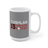 Coghlan 15 Carolina Hockey Ceramic Coffee Mug In Gray, 15oz