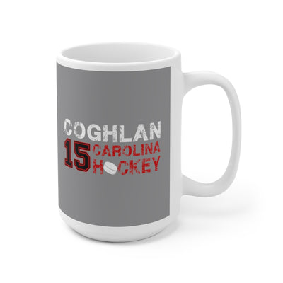 Coghlan 15 Carolina Hockey Ceramic Coffee Mug In Gray, 15oz