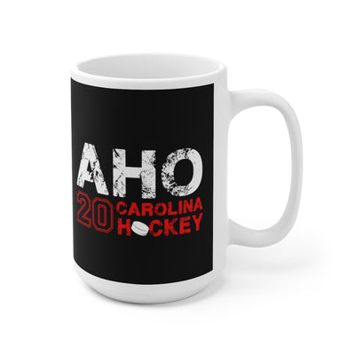 Aho 20 Carolina Hockey Ceramic Coffee Mug In Black, 15oz