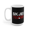 Skjei 76 Carolina Hockey Ceramic Coffee Mug In Black, 15oz