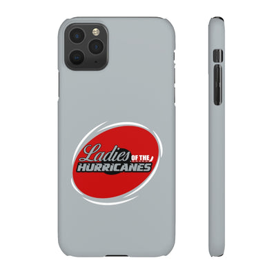 Ladies Of The Hurricanes Snap Phone Cases In Silver