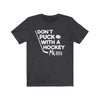 "Don't Puck With A Hockey Mom" Unisex Jersey Tee