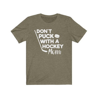 "Don't Puck With A Hockey Mom" Unisex Jersey Tee