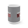 Chatfield 5 Carolina Hockey Ceramic Coffee Mug In Gray, 15oz