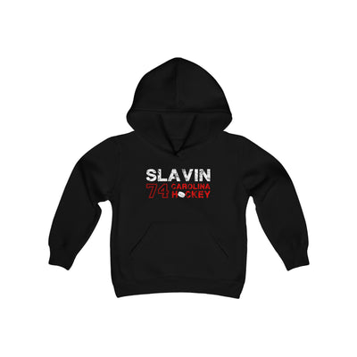 Slavin 74 Carolina Hockey Youth Hooded Sweatshirt