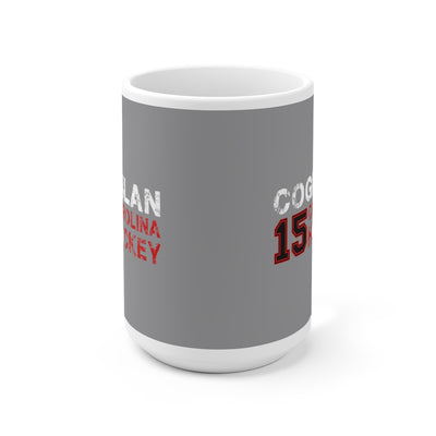 Coghlan 15 Carolina Hockey Ceramic Coffee Mug In Gray, 15oz