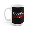 Raanta 32 Carolina Hockey Ceramic Coffee Mug In Black, 15oz