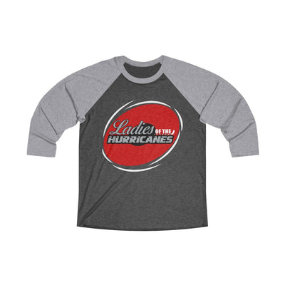 Ladies Of The Hurricanes Unisex Tri-Blend 3/4 Sleeve Raglan Tee