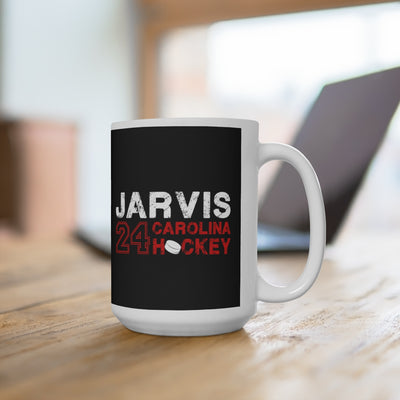 Jarvis 24 Carolina Hockey Ceramic Coffee Mug In Black, 15oz