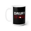 Drury 18 Carolina Hockey Ceramic Coffee Mug In Black, 15oz