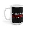 Kotkaniemi 82 Carolina Hockey Ceramic Coffee Mug In Black, 15oz