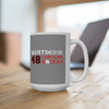 Martinook 48 Carolina Hockey Ceramic Coffee Mug In Gray, 15oz