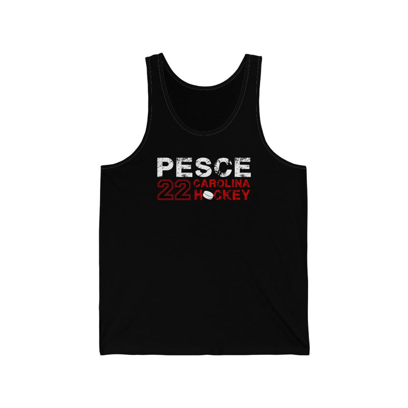 Pesce 22 Carolina Hockey Unisex Jersey Tank Top