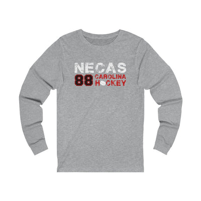 Necas 88 Carolina Hockey Unisex Jersey Long Sleeve Shirt