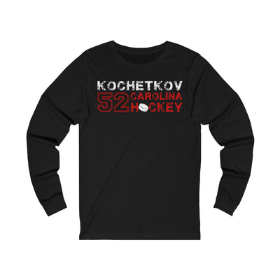 Kochetkov 52 Carolina Hockey Unisex Jersey Long Sleeve Shirt