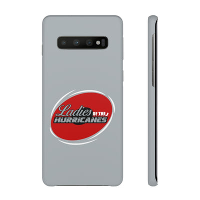 Ladies Of The Hurricanes Snap Phone Cases In Silver