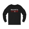 Raanta 32 Carolina Hockey Unisex Jersey Long Sleeve Shirt