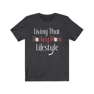 "Living That Hockey Mom Lifestyle" Unisex Jersey Tee