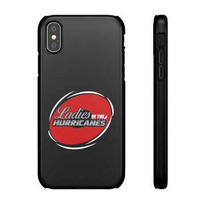 Ladies Of The Hurricanes Snap Phone Cases In Black