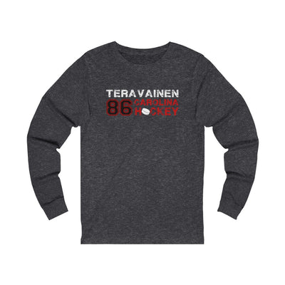 Teravainen 86 Carolina Hockey Unisex Jersey Long Sleeve Shirt