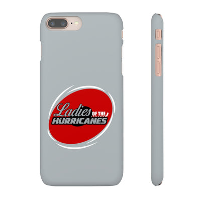 Ladies Of The Hurricanes Snap Phone Cases In Silver