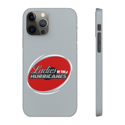 Ladies Of The Hurricanes Snap Phone Cases In Silver