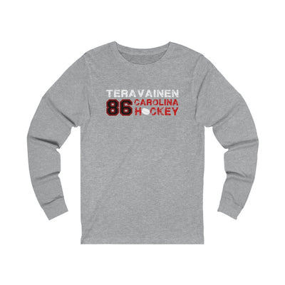 Teravainen 86 Carolina Hockey Unisex Jersey Long Sleeve Shirt