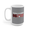 Teravainen 86 Carolina Hockey Ceramic Coffee Mug In Gray, 15oz