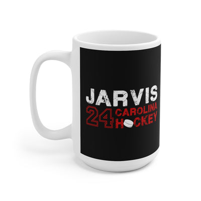 Jarvis 24 Carolina Hockey Ceramic Coffee Mug In Black, 15oz