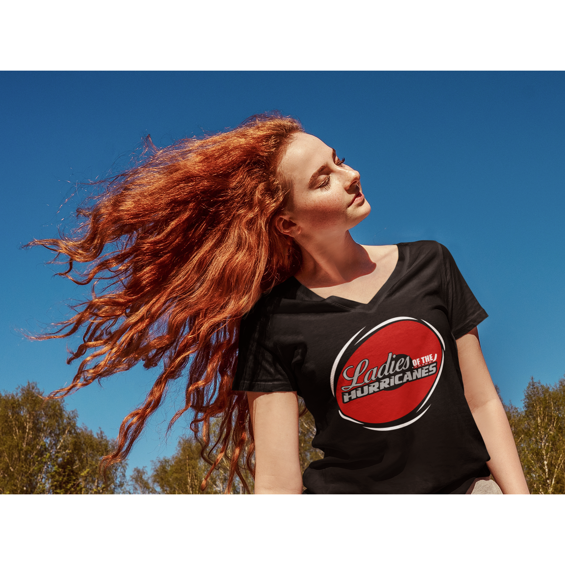 Ladies Of The Hurricanes Unisex Jersey V-Neck Tee